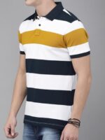 Yellow Men's Regular Fit Polo T-Shirt | Wrinkle Free
