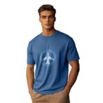 Marine Men's Letter Print Regular Fit T-Shirt