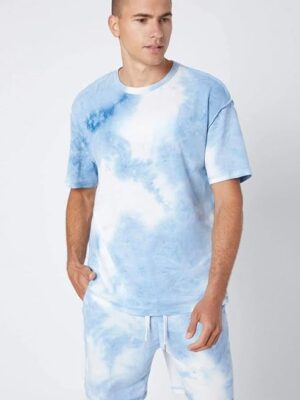 Blue Set for Men Night Suit | T-Shirt and Shorts Set for Man