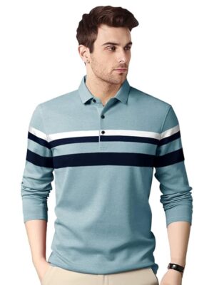 Mens Regular Fit T-Shirt || Polo T Shirts for Mens Sky Blue