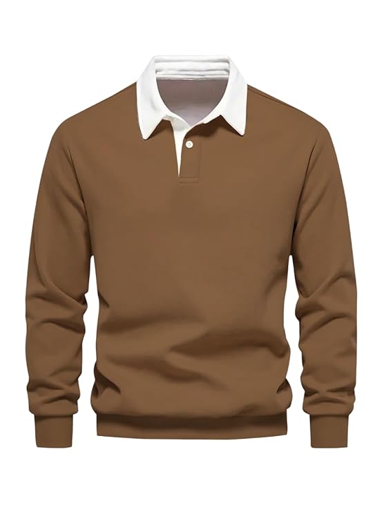 BROWN T-Shirt for Men || Full Sleeve T Shirt