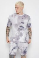 Black Set for Men Night Suit | T-Shirt and Shorts Set for Man