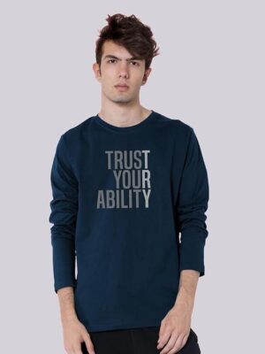 Printed 100% Cotton T-Shirt - Regular Fit Men's