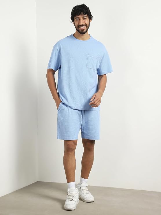 Blue Summer Mens Co-ord Sets