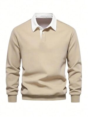 BEIGE T-Shirt for Men || Full Sleeve T Shirt