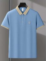 Blue Polo T Shirt for Men || Men Casual T-Shirt