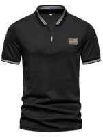 Black Polo T Shirt for Men
