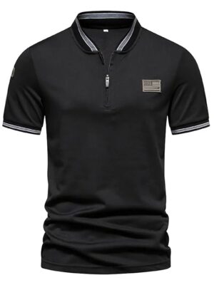 Black Polo T Shirt for Men