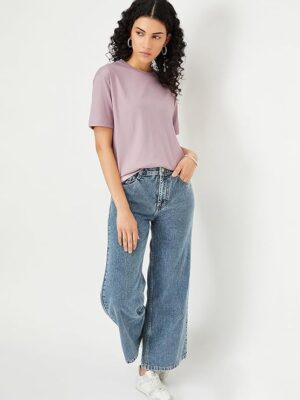 Women's Regular Fit T-Shirt Pink