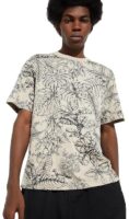 BEIGE Men Regular Fit Printed T-Shirt