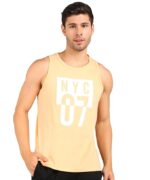 Peach Clothing Men's Cotton Sleeveless Regular Fit T-Shirt