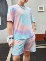 Purple Set for Men Night Suit | T-Shirt and Shorts Set for Man