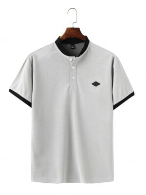 Grey T-Shirt for Men || Polo T Shirt