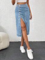 Denim Skirt for Women Long | Pencil Skirt for Women