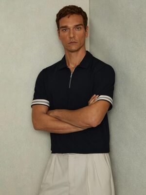 Casual Stylish Half Sleeve Man Polycotton Solid Slim Fit  BLACK